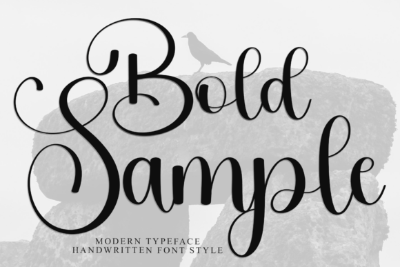 Bold Sample: A Festive Typeface for Editorial Joy