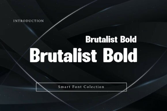 Brutalist Bold Font for Modern Crafters