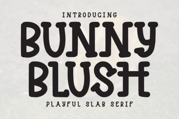 Bunny Blush: A Cheerful Slab Serif Font for Playful Brands