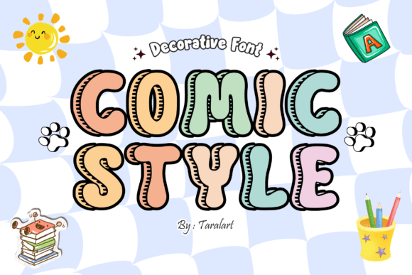 Comicstyle Regular: A Playful Decorative Font for Makers
