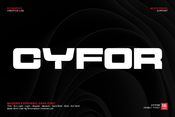 Cyfor: The Bold Typeface for Digital Impact