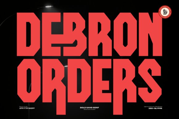 Debron Orders: A Bold Sans Serif Font for Impact