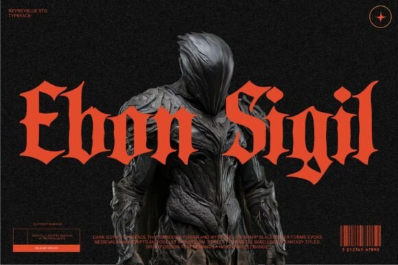 Ebon Sigil Typeface for Bold Web Design