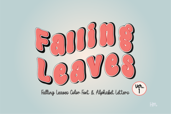 Falling Leaves Orange: A Bold Typeface for Campaigns
