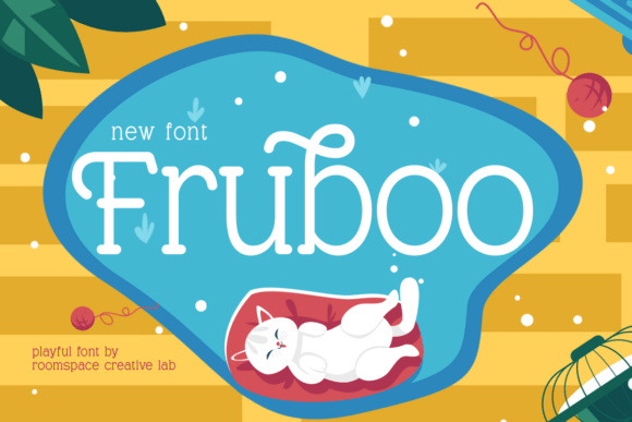 Fruboo Typeface for Joyful Editorial Design