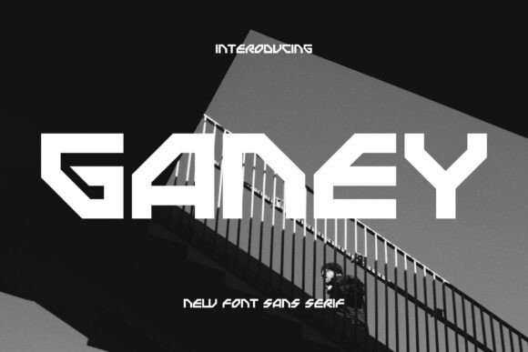 Ganey: A Bold Sans Serif Font for Strong Branding