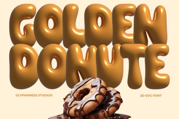 Golden Donut Font: A Sweet Web Design Review