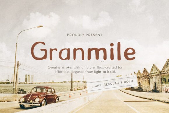 Granmile Typeface Review: Organic Sans for Branding