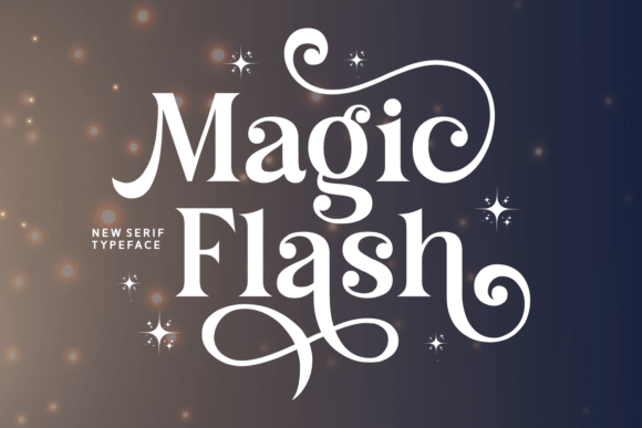 Magic Flash Typeface for Editorial Design