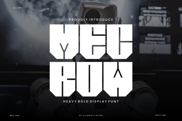 Mecrow: A Bold Display Font for Editorial Design