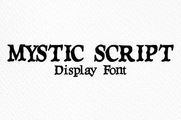 Mystic Script: A Display Font for Digital Design