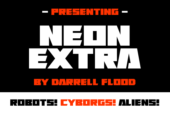 Neon Extra: A Bold Display Font for Modern Editorial Design