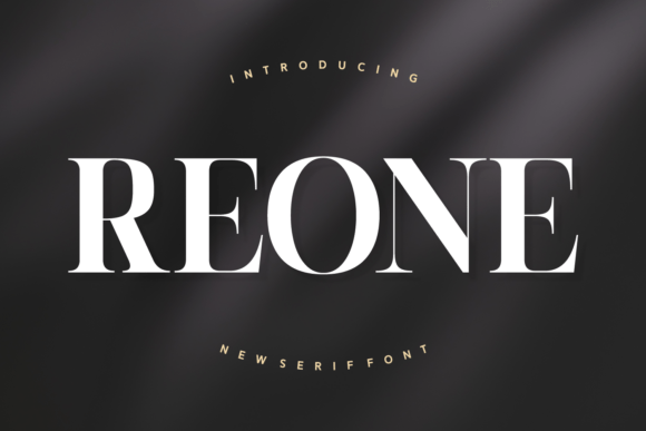 Reone: The Serif Font That Commands Attention