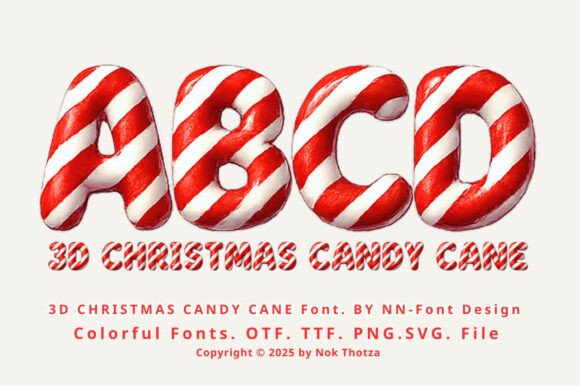 Reviewing 3d Christmas Candy Cane for Festive Branding