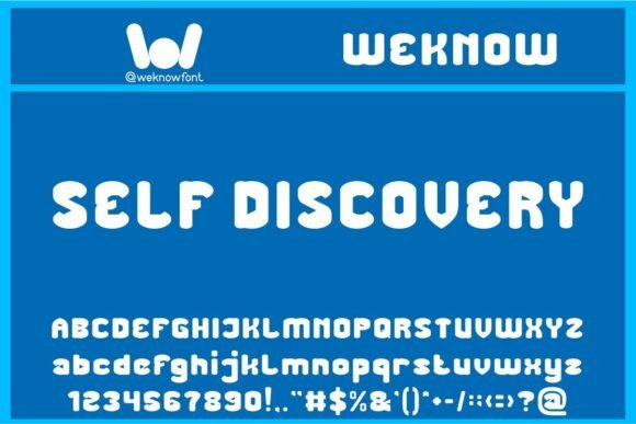Self Discovery: A Display Font for Editorial Design