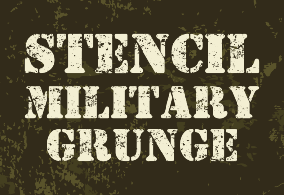 Stencil Military Grunge: A Designer’s Field Test