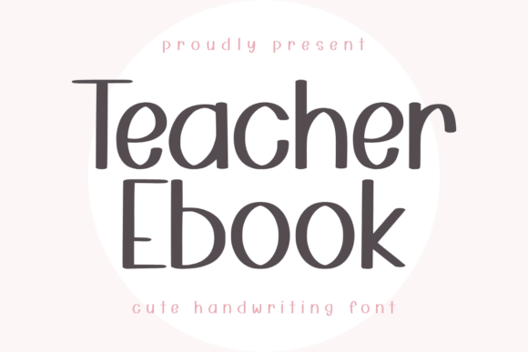 Teacher Ebook Font: A Festive Sans Serif for Campaigns