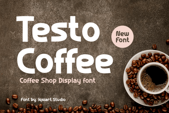 Testo Coffee Font: Bold Sans Serif for Campaigns
