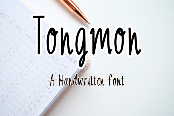 Tongmon: A Playful Handwritten Font for Marketers